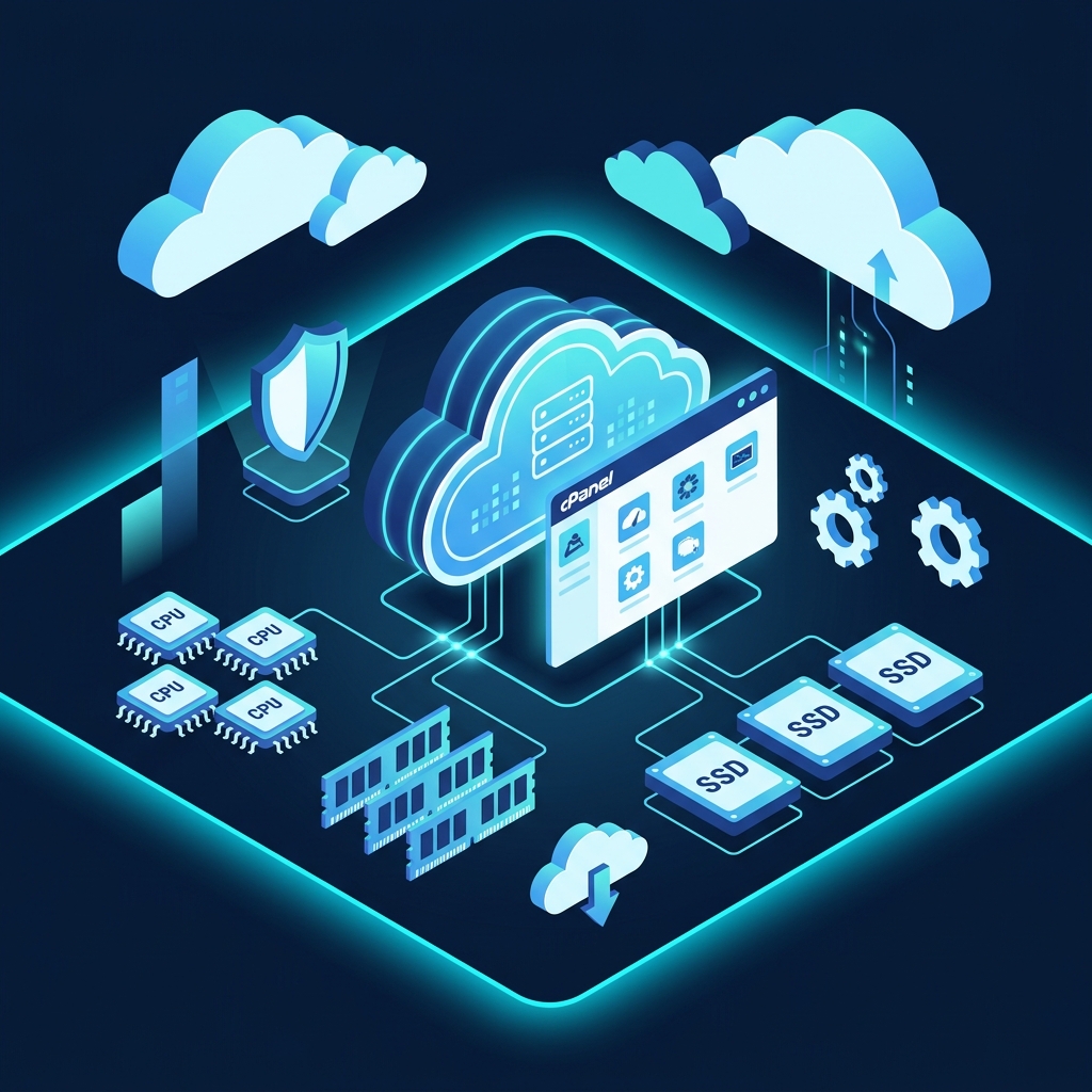 Cloud Hosting dengan Dedicated Resource dari Rumahweb — CPU, RAM, SSD, cPanel, dan LiteSpeed